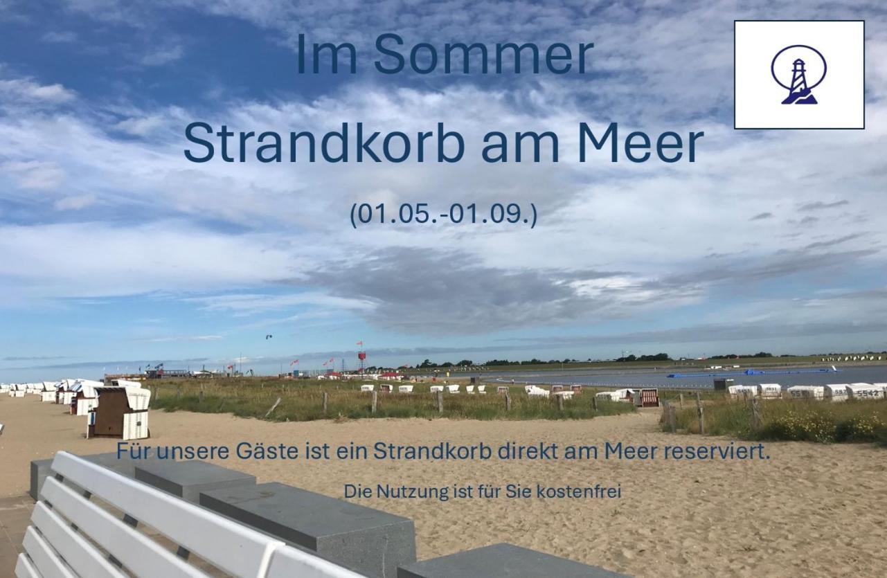 Ferienwohnung Ritthoff Perlebucht - Mit Strandkorb Am Meer Und Kostenloser Eintritt Ins Schwimmbad Büsum Εξωτερικό φωτογραφία